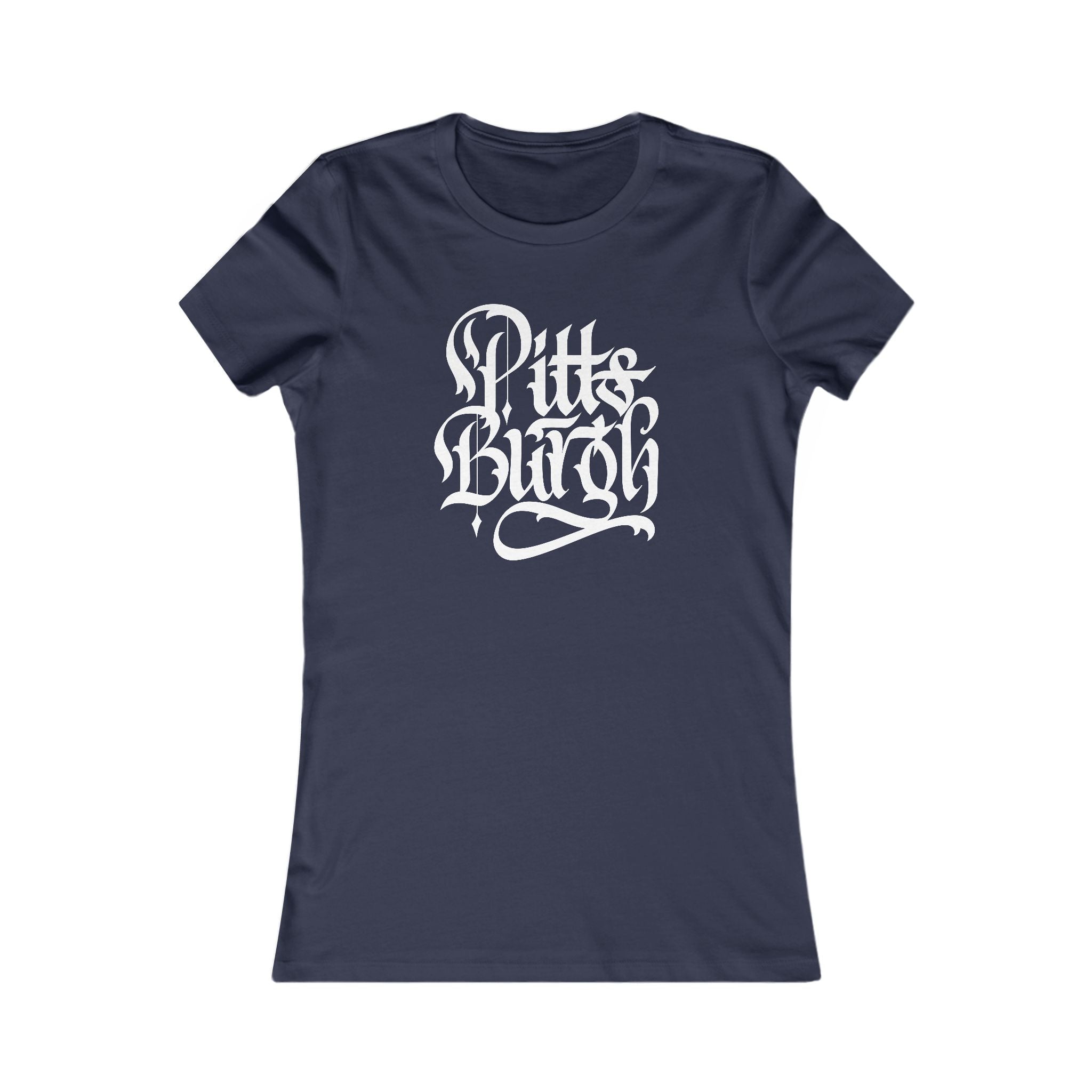 Pittsburgh Rough Calligraphy Women's Tee