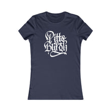 Load image into Gallery viewer, Pittsburgh Rough Calligraphy Women&#39;s Tee