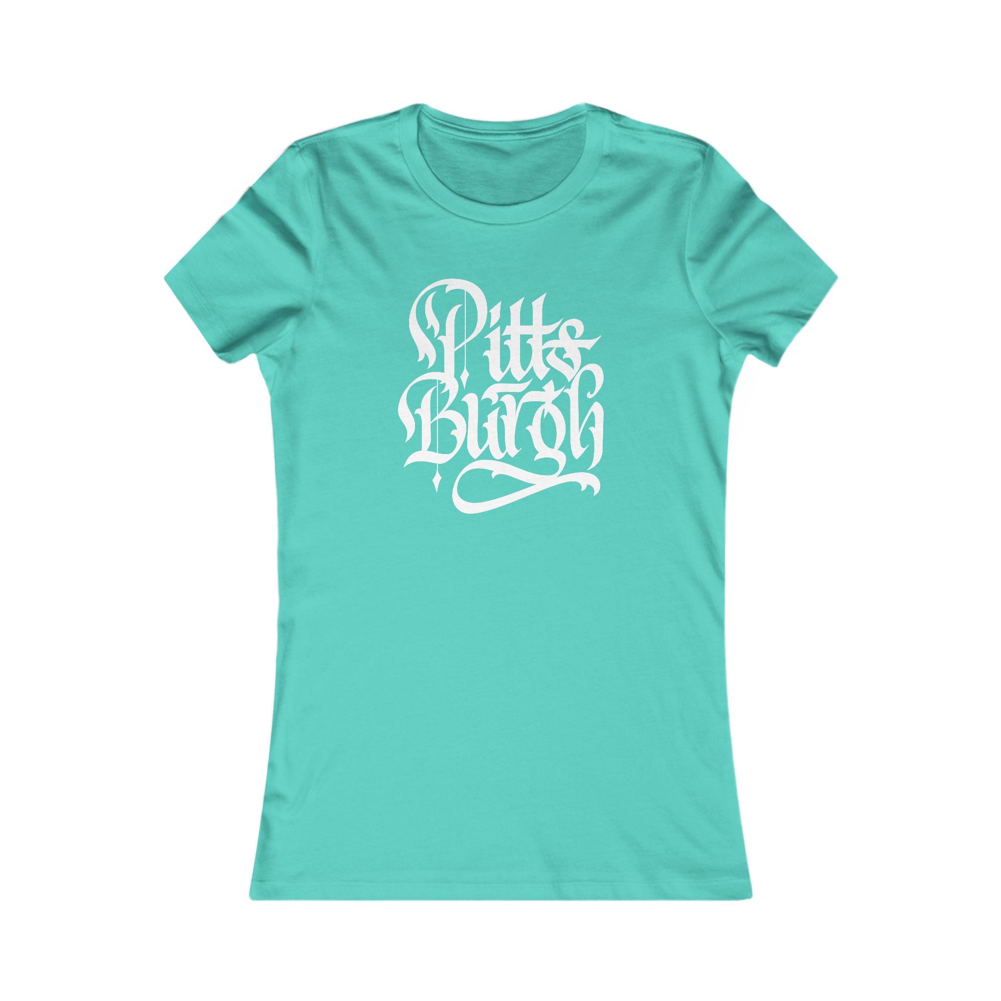 Pittsburgh Rough Calligraphy Women's Tee