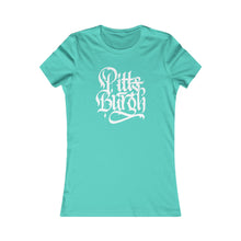 Load image into Gallery viewer, Pittsburgh Rough Calligraphy Women&#39;s Tee