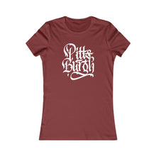 Load image into Gallery viewer, Pittsburgh Rough Calligraphy Women&#39;s Tee