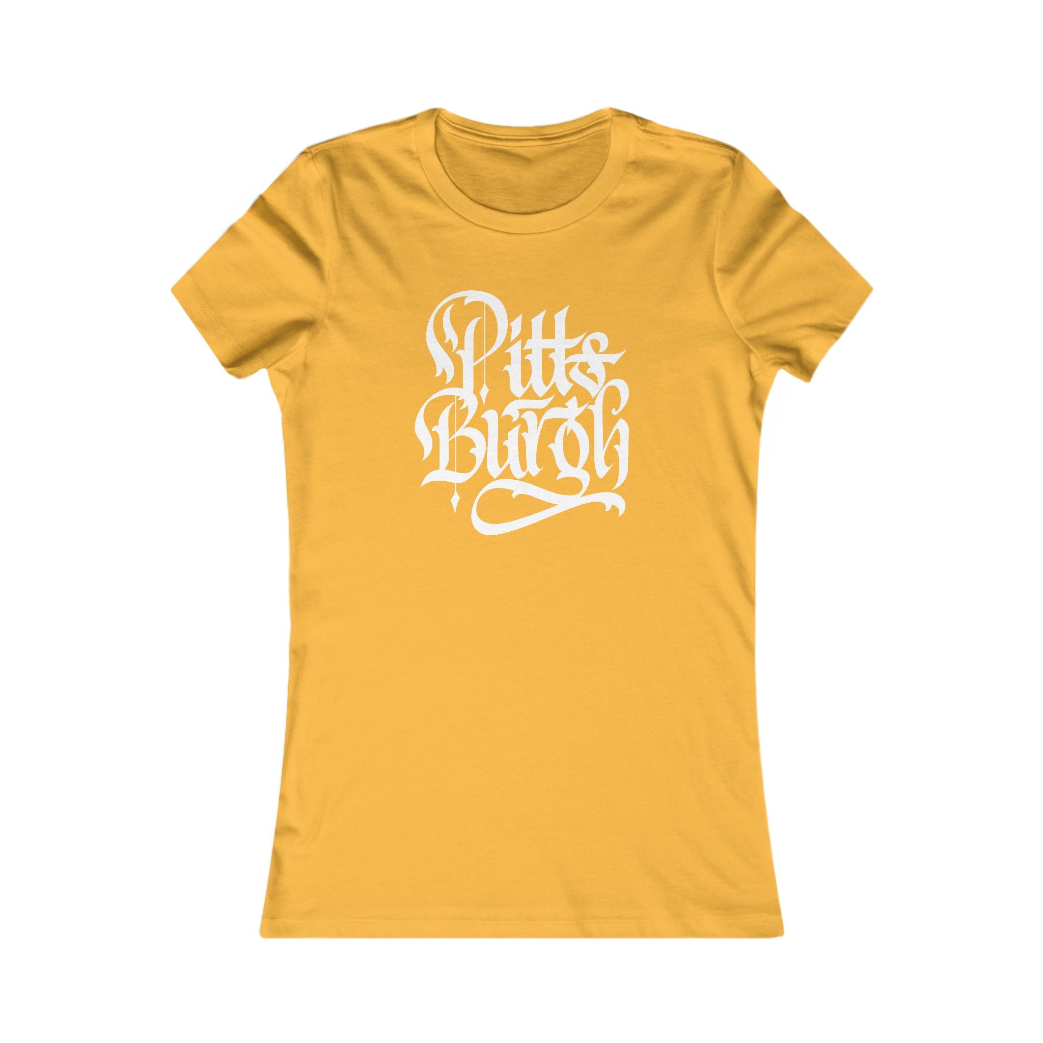Pittsburgh Rough Calligraphy Women's Tee