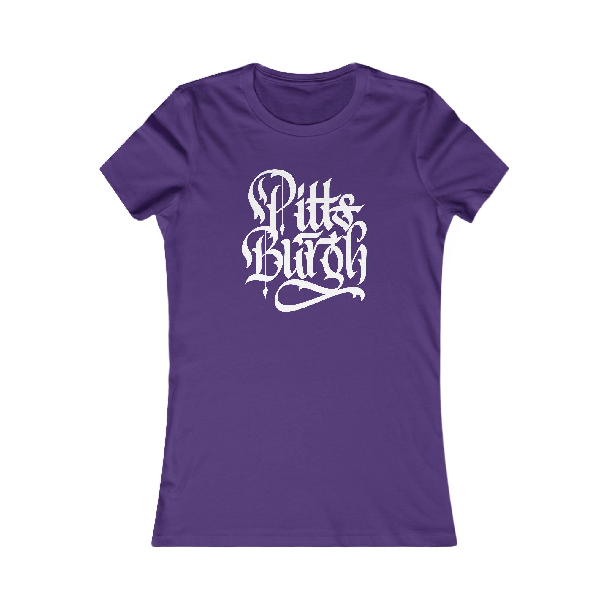 Pittsburgh Rough Calligraphy Women's Tee