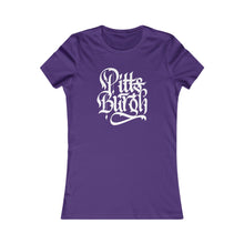 Load image into Gallery viewer, Pittsburgh Rough Calligraphy Women&#39;s Tee