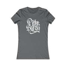 Load image into Gallery viewer, Pittsburgh Rough Calligraphy Women&#39;s Tee