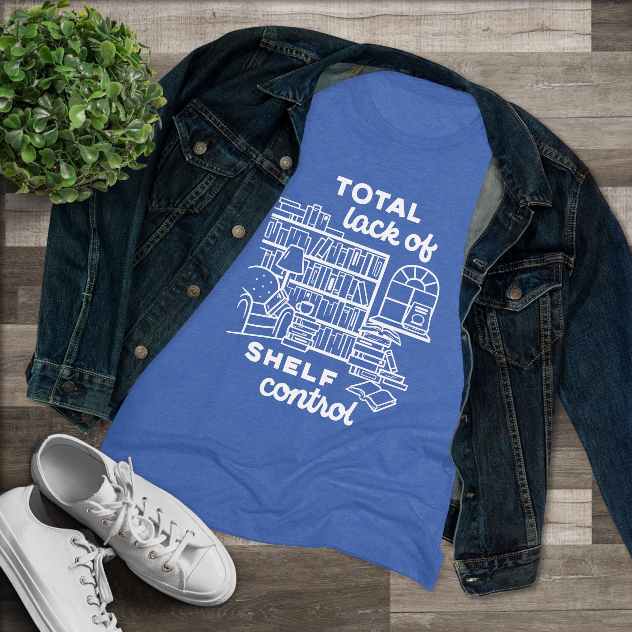 Shelf Control Women's Tri-Blend Tee