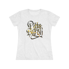 Load image into Gallery viewer, Pittsburgh Rough Calligraphy Women&#39;s Tri-Blend Tee