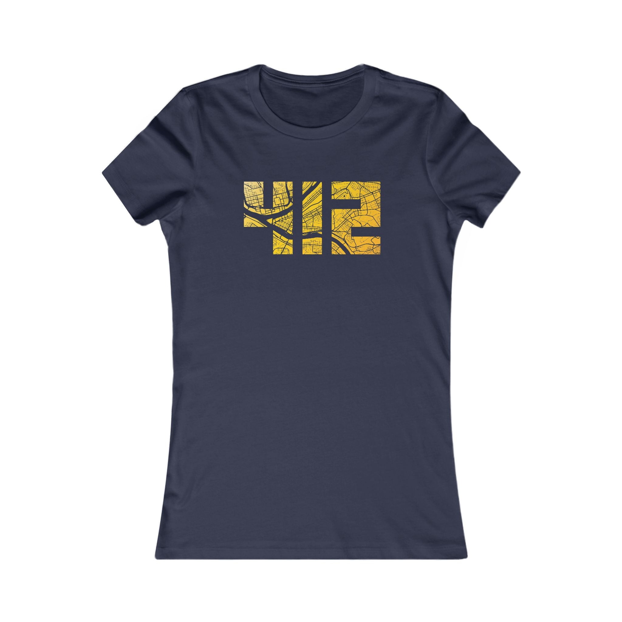 412 Map Women's Tee