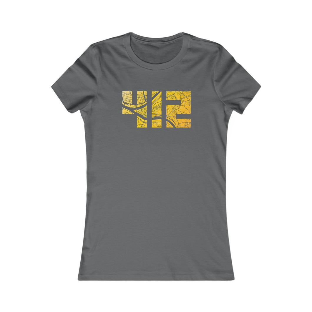 412 Map Women's Tee