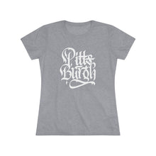 Load image into Gallery viewer, Pittsburgh Rough Calligraphy Women&#39;s Tri-Blend Tee