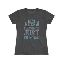 Load image into Gallery viewer, Run Like Mr. Collins Just Proposed Women's Tri-Blend T-Shirt