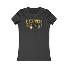 Load image into Gallery viewer, Pittsburgh Downtown Skyline Point Women&#39;s Tee