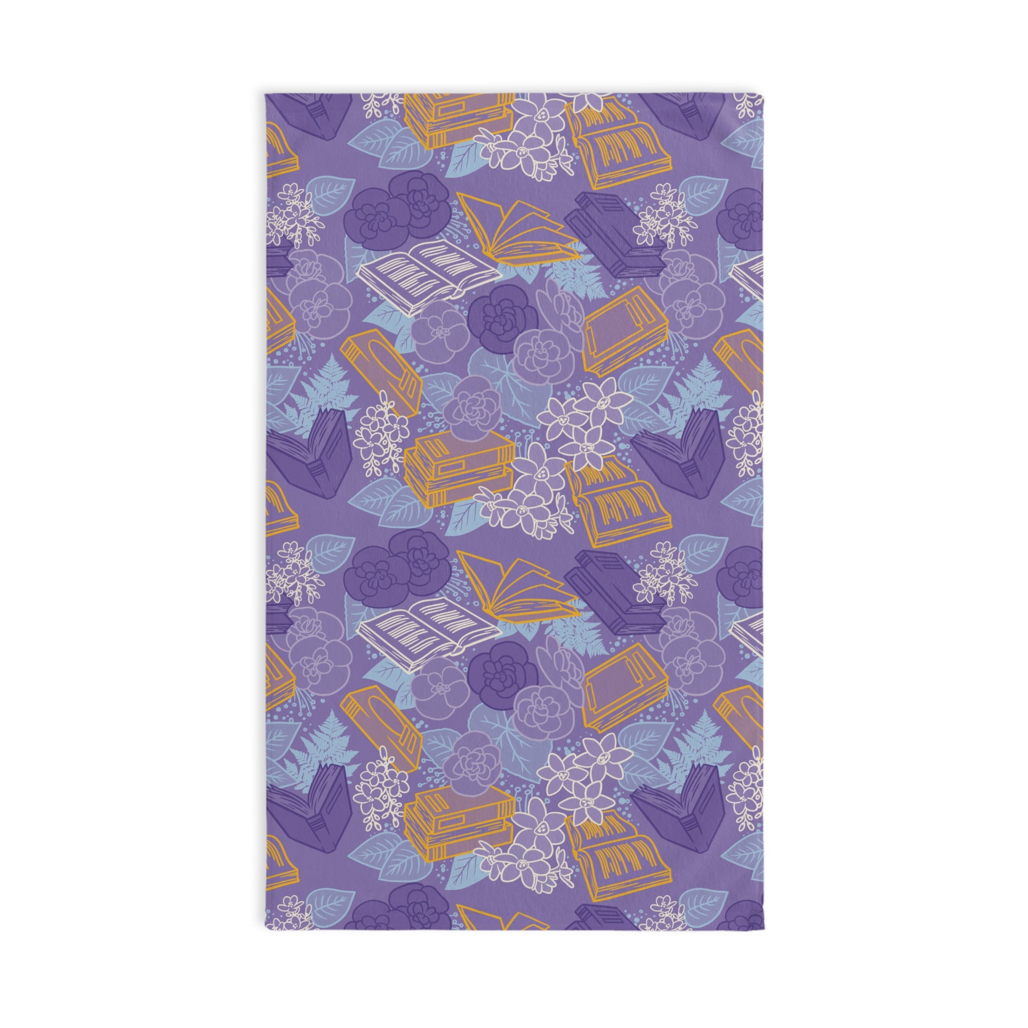 Floral Bookish v1 Hand Towel