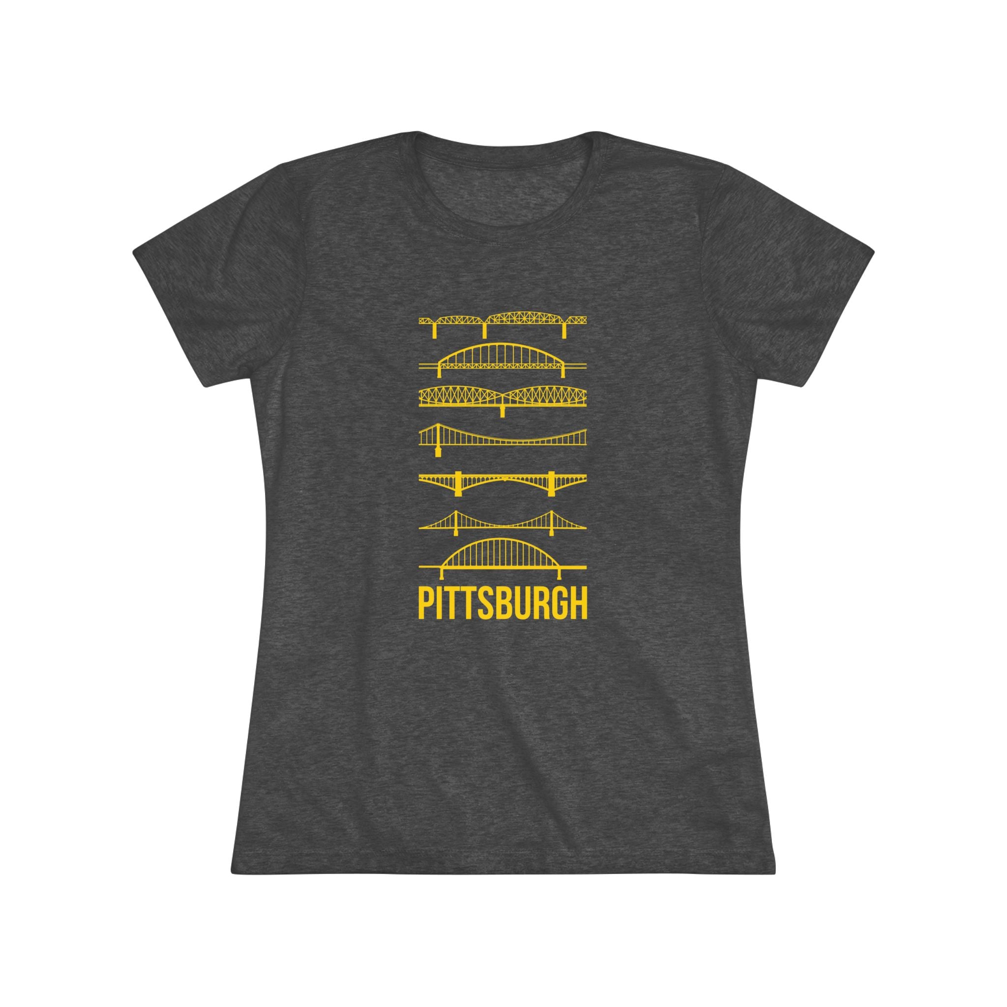 Pittsburgh Bridges Women's Tri-Blend Tee