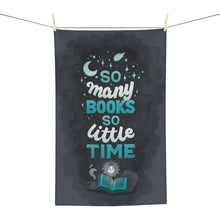 Load image into Gallery viewer, So Many Books Tea Towel