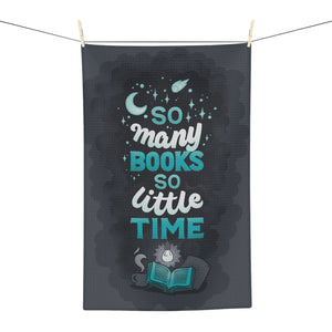 So Many Books Tea Towel