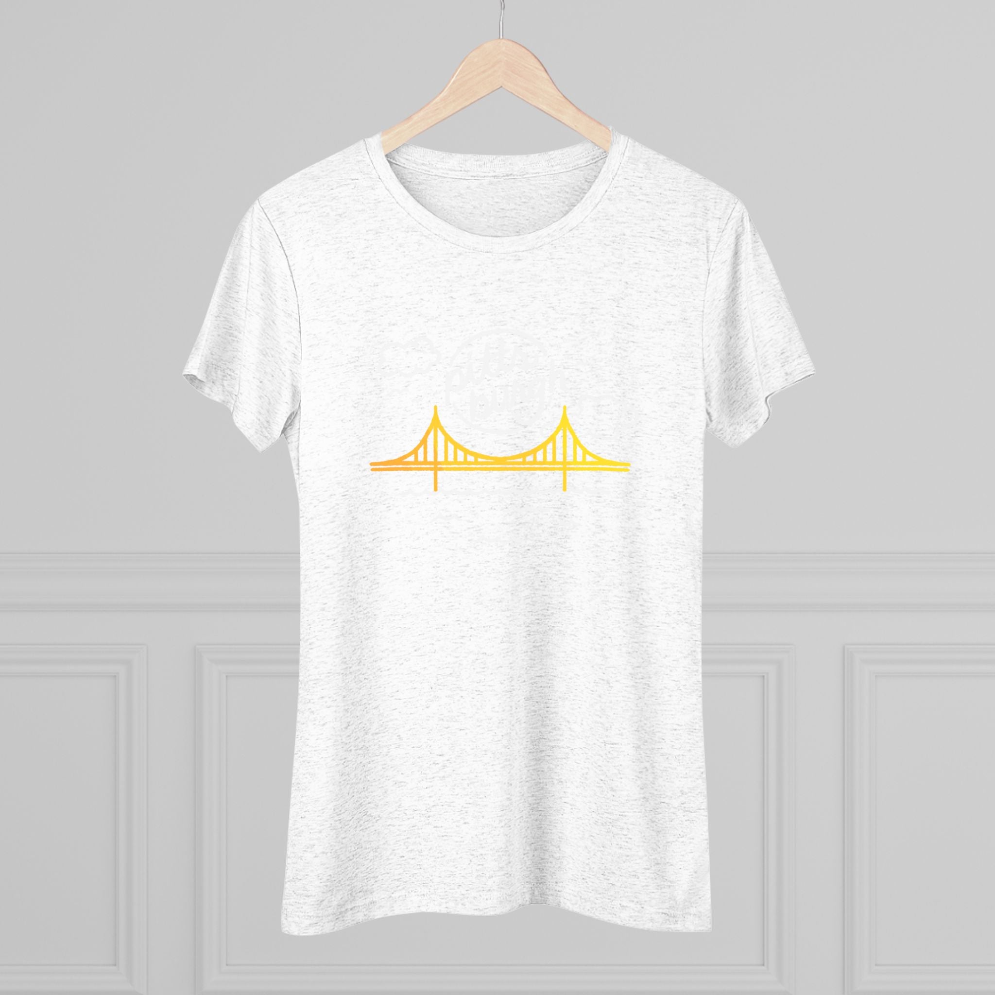 Pitts Burgh Bridge Women's Tri-Blend Tee