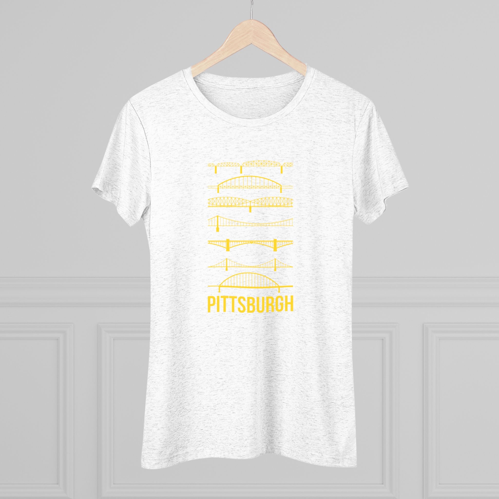 Pittsburgh Bridges Women's Tri-Blend Tee