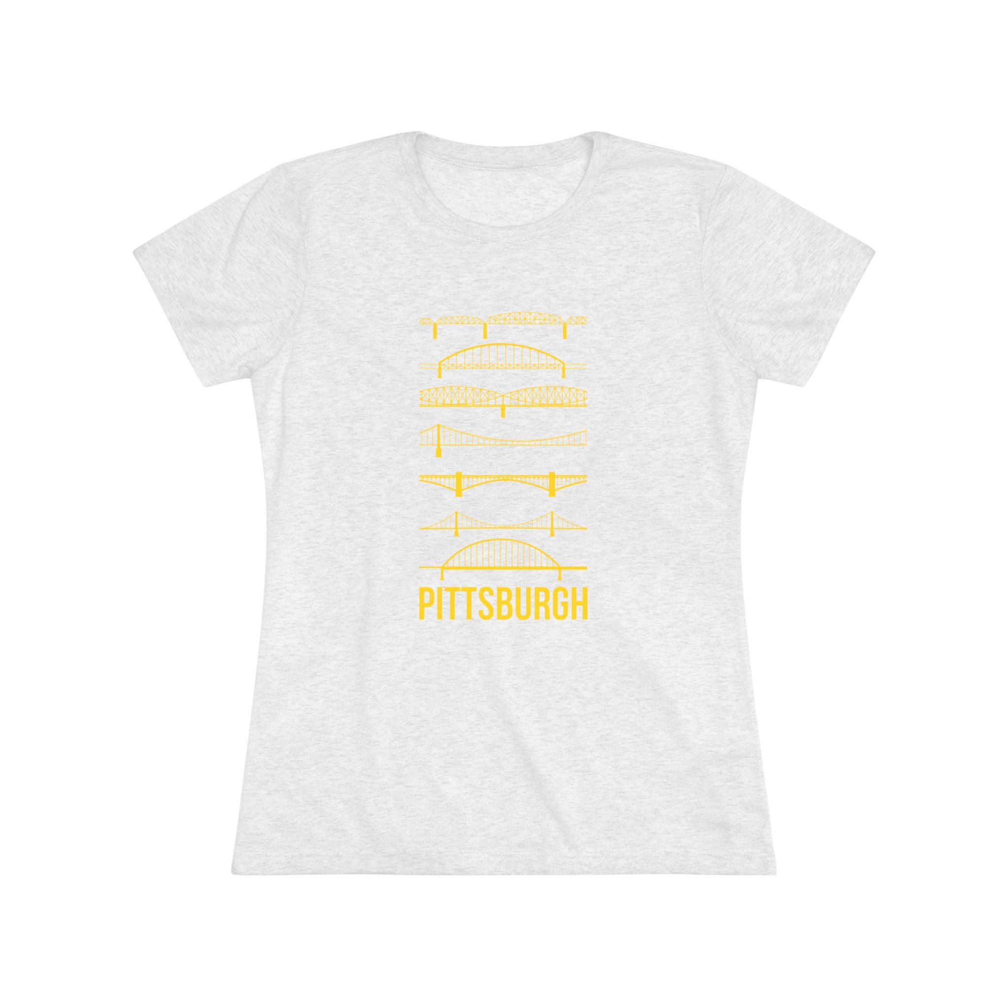 Pittsburgh Bridges Women's Tri-Blend Tee