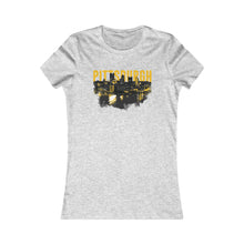 Load image into Gallery viewer, Pittsburgh Downtown Skyline Point Women&#39;s Tee