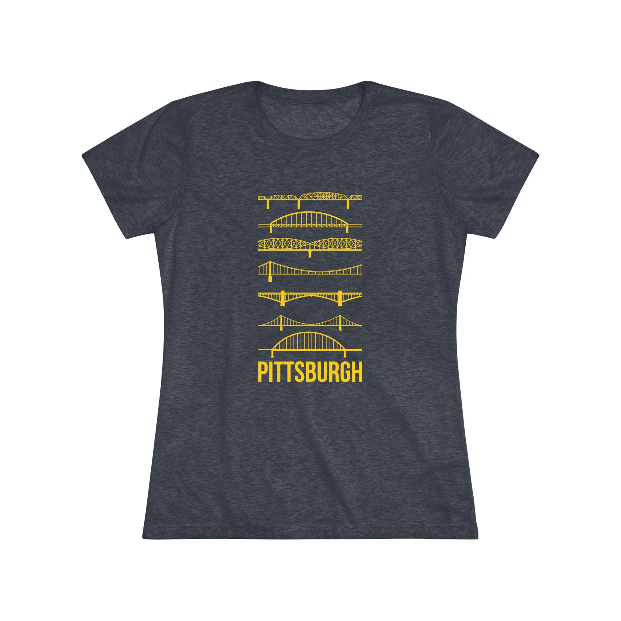 Pittsburgh Bridges Women's Tri-Blend Tee