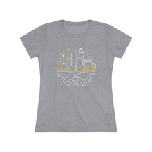 Load image into Gallery viewer, Pittsburgh Starry Skyline Women&#39;s Tri-Blend Tee