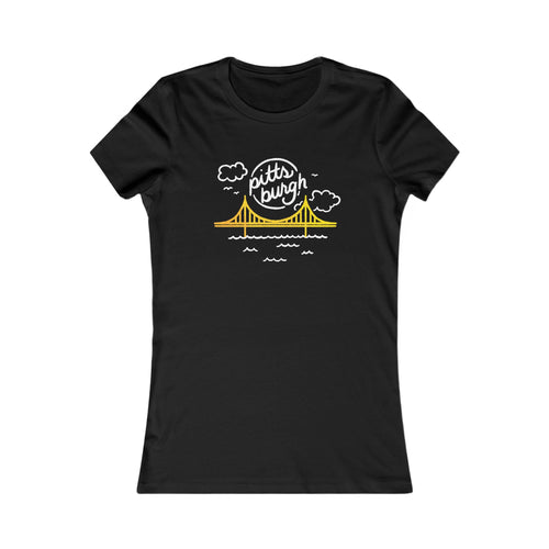 Pitts Burgh Bridge Women's Tee