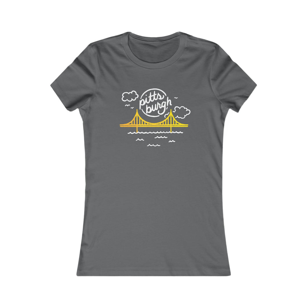 Pitts Burgh Bridge Women's Tee