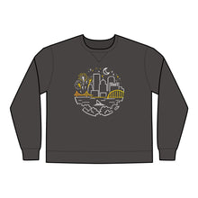 Load image into Gallery viewer, Pittsburgh Starry Skyline Unisex Crewneck Sweatshirt