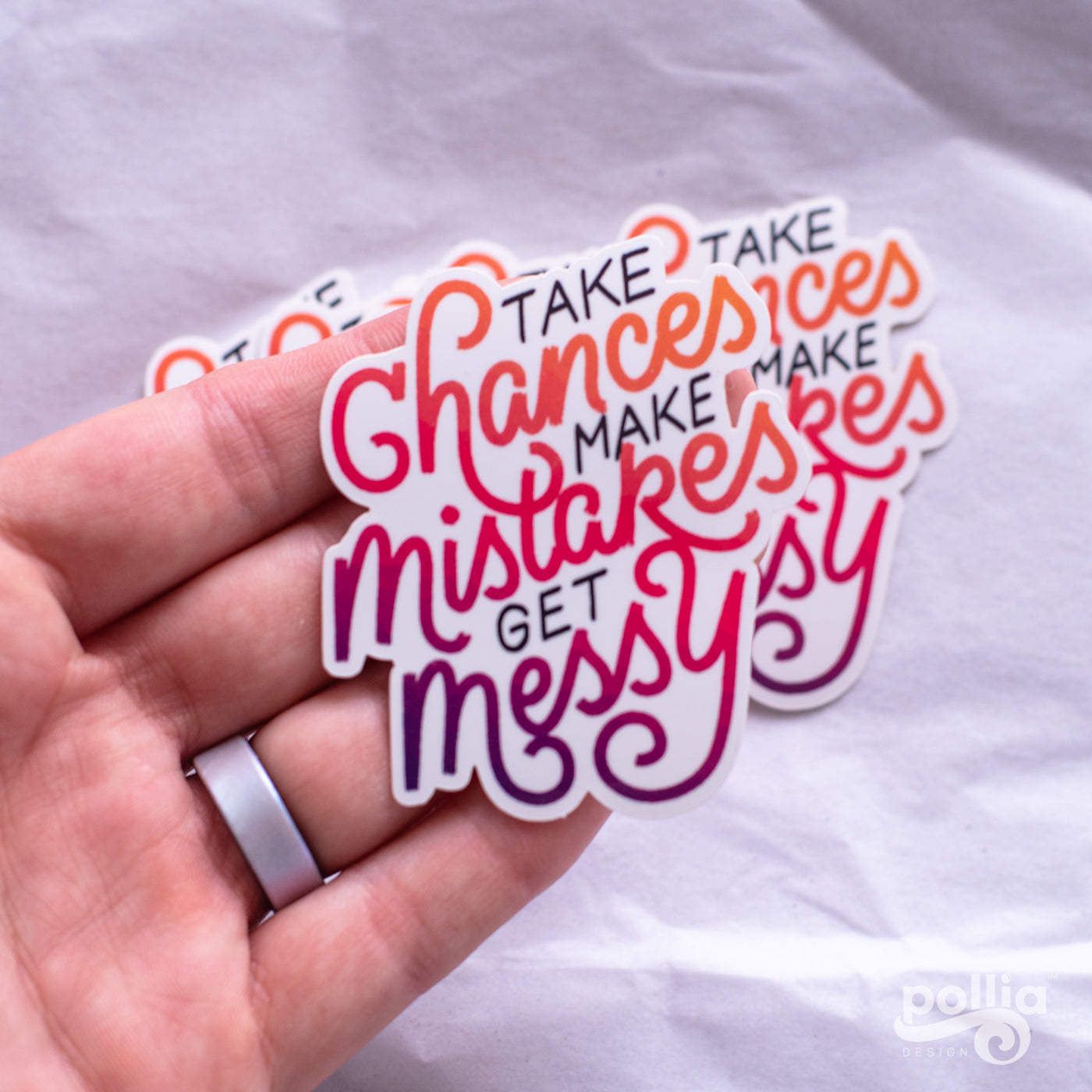 Take Chances Sticker