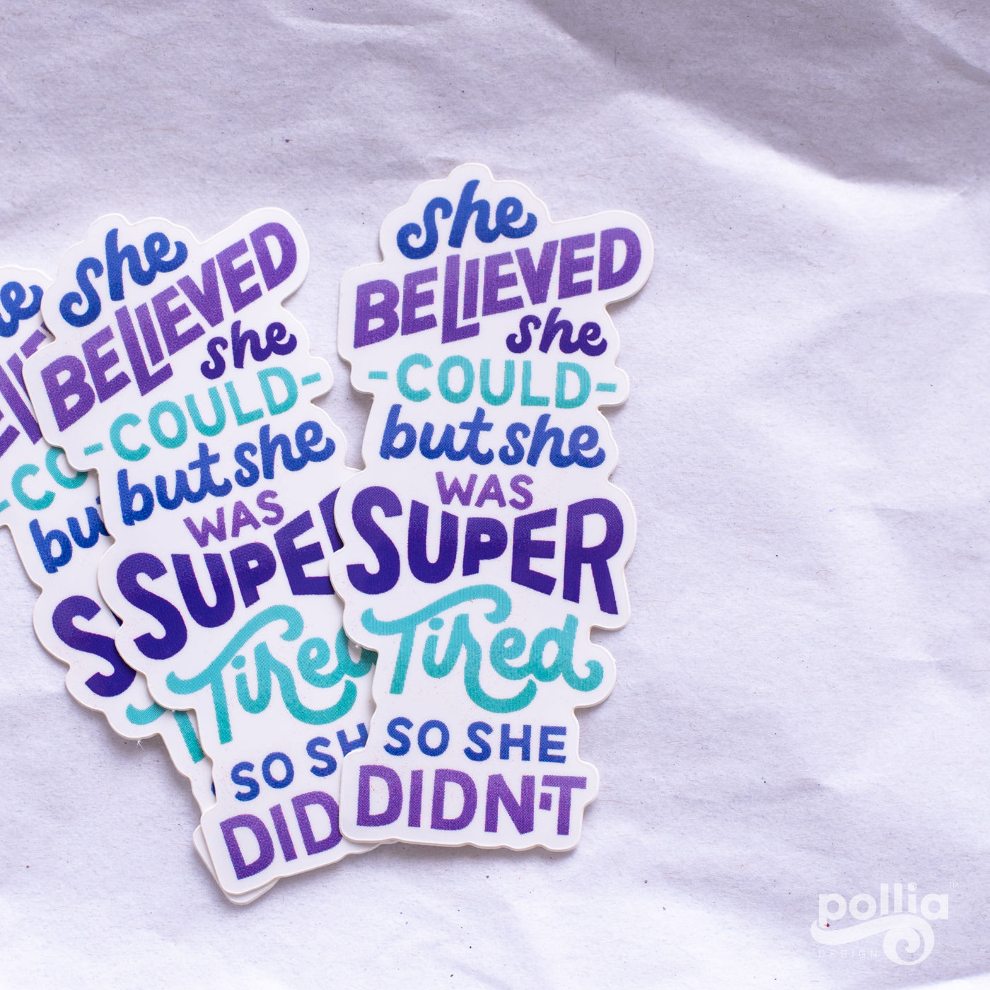 She Believed She Could Sticker
