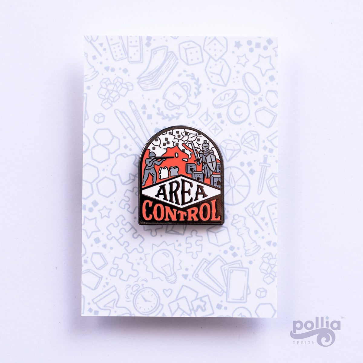 B-GRADE Board Game Genre Enamel Pins