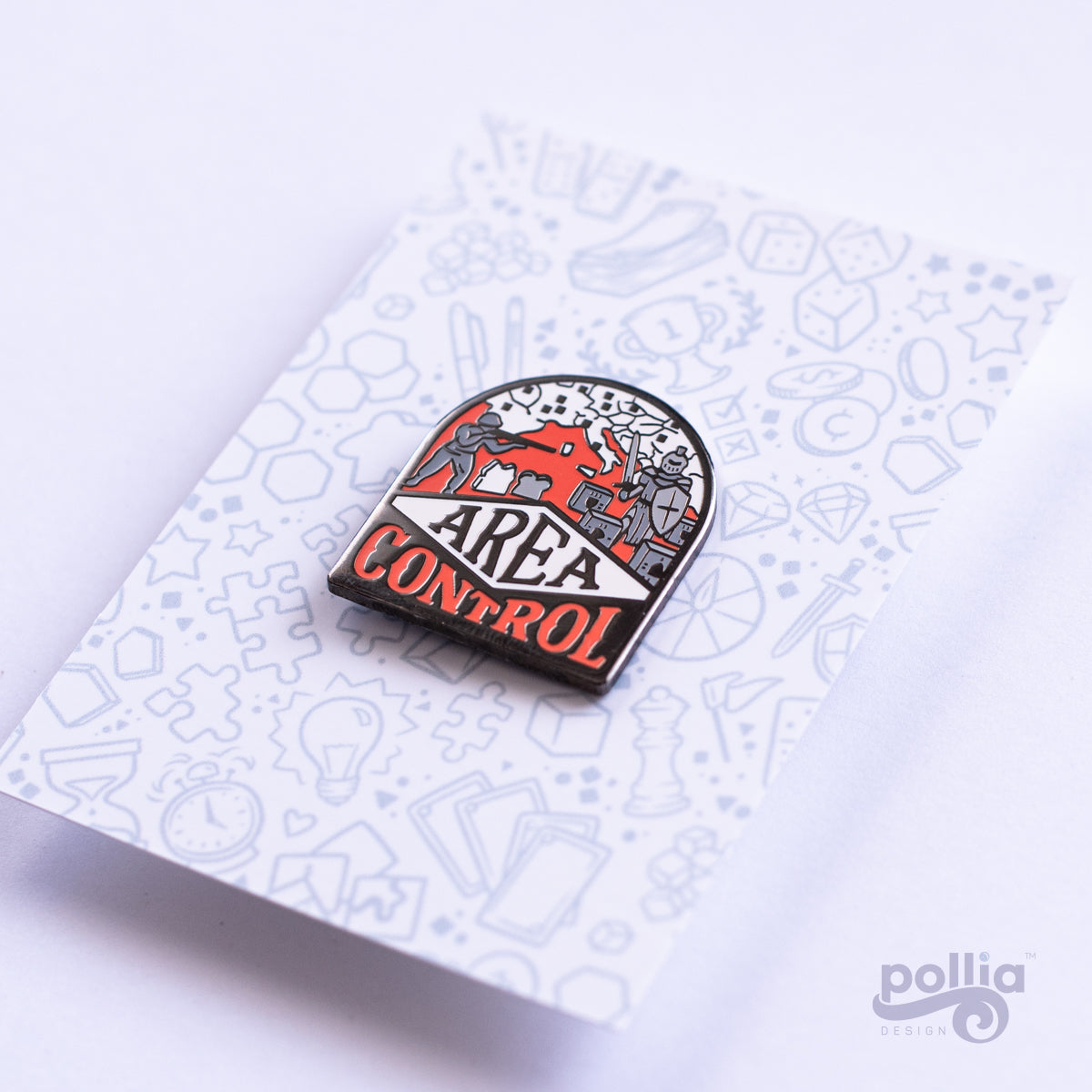 Board Game Genre Enamel Pins