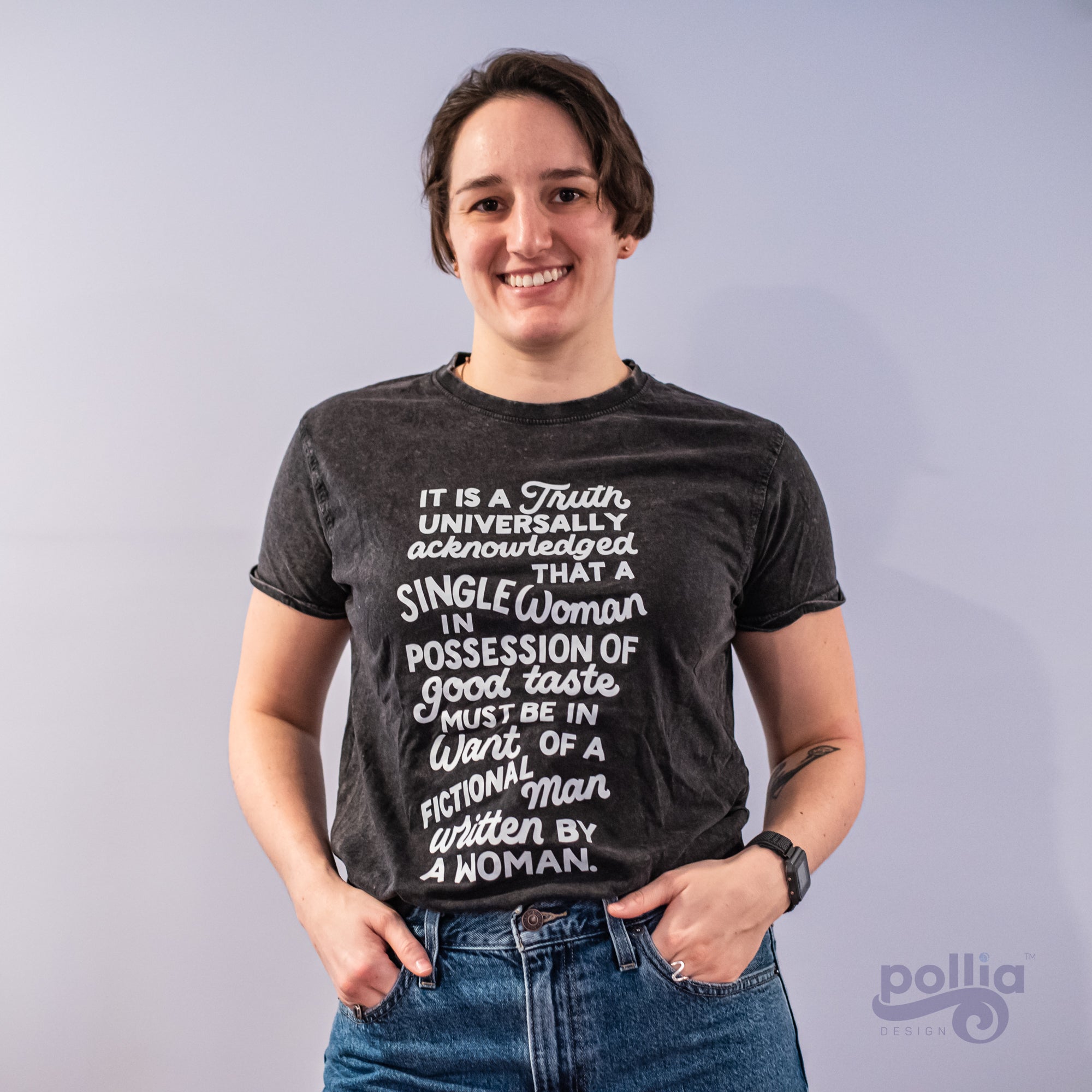 A Truth Universally Acknowledged Denim T-Shirt