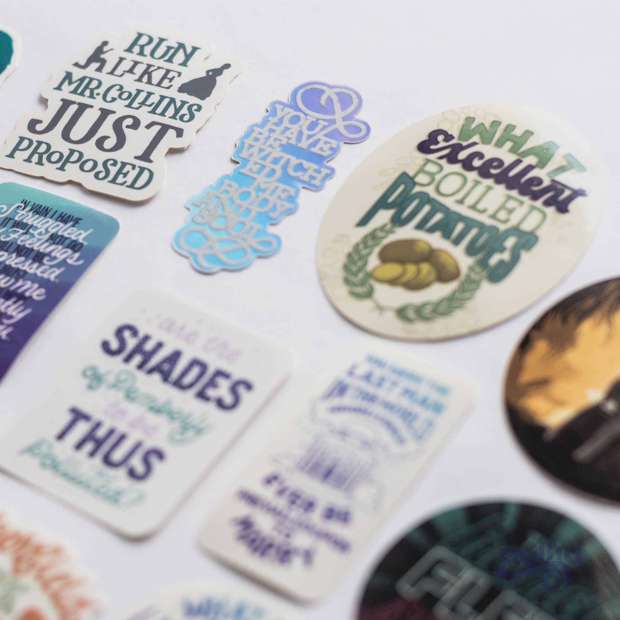 Pride and Prejudice Sticker Set