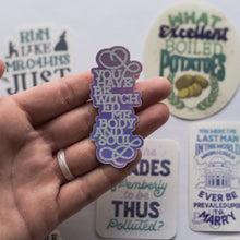 Load image into Gallery viewer, Pride and Prejudice Sticker Set