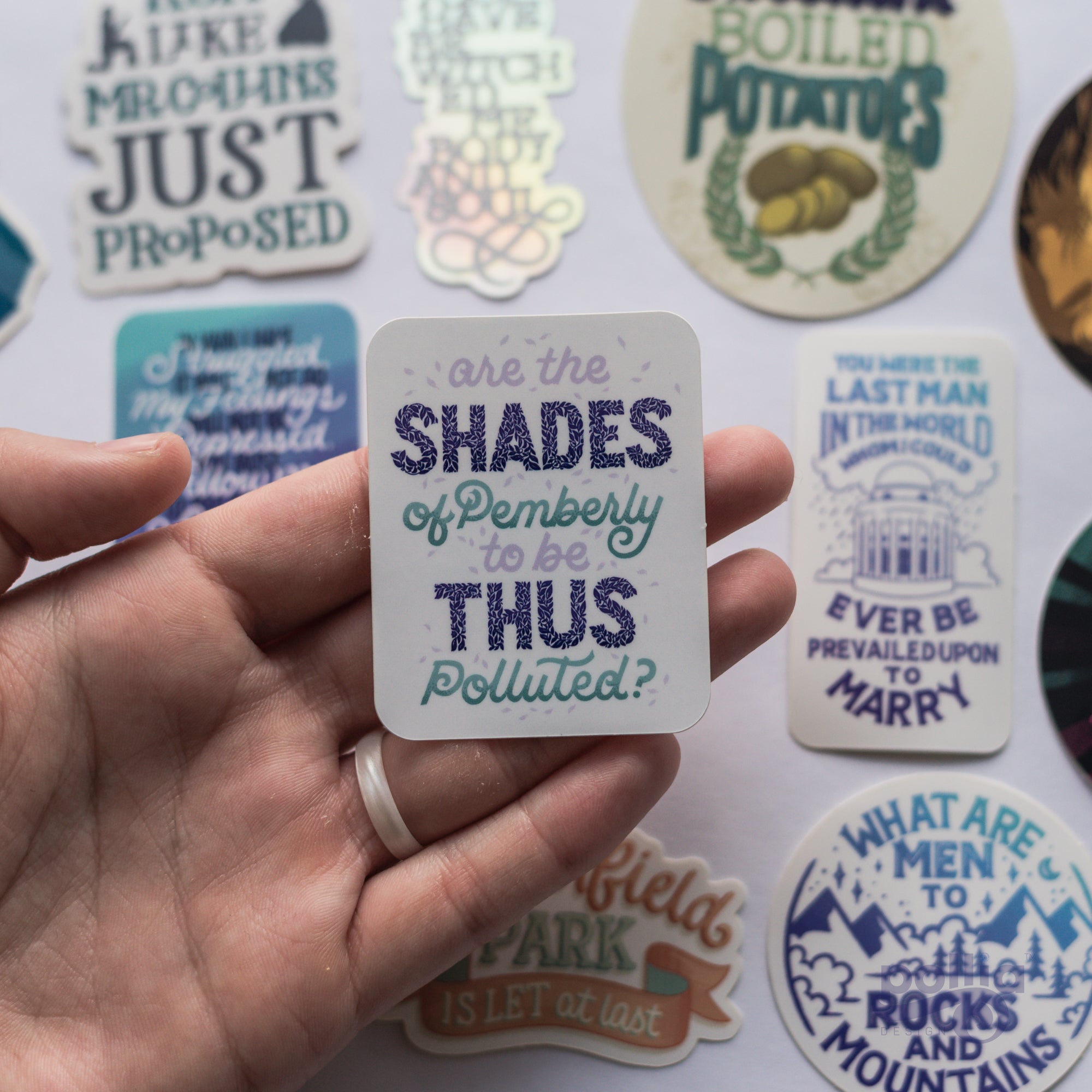 Pride and Prejudice Sticker Set