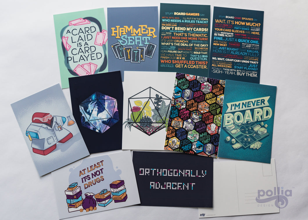 Board Gamer Postcard Prints