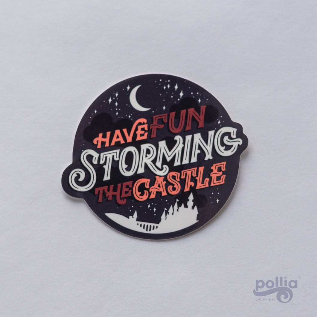 Storming the Castle Sticker