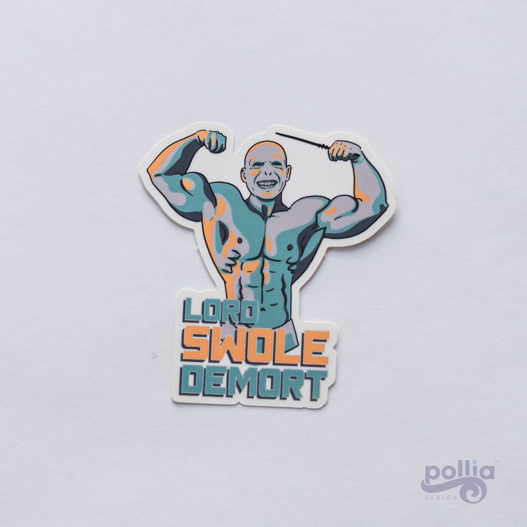 Lord Swole-Demort Silly Bookish Sticker