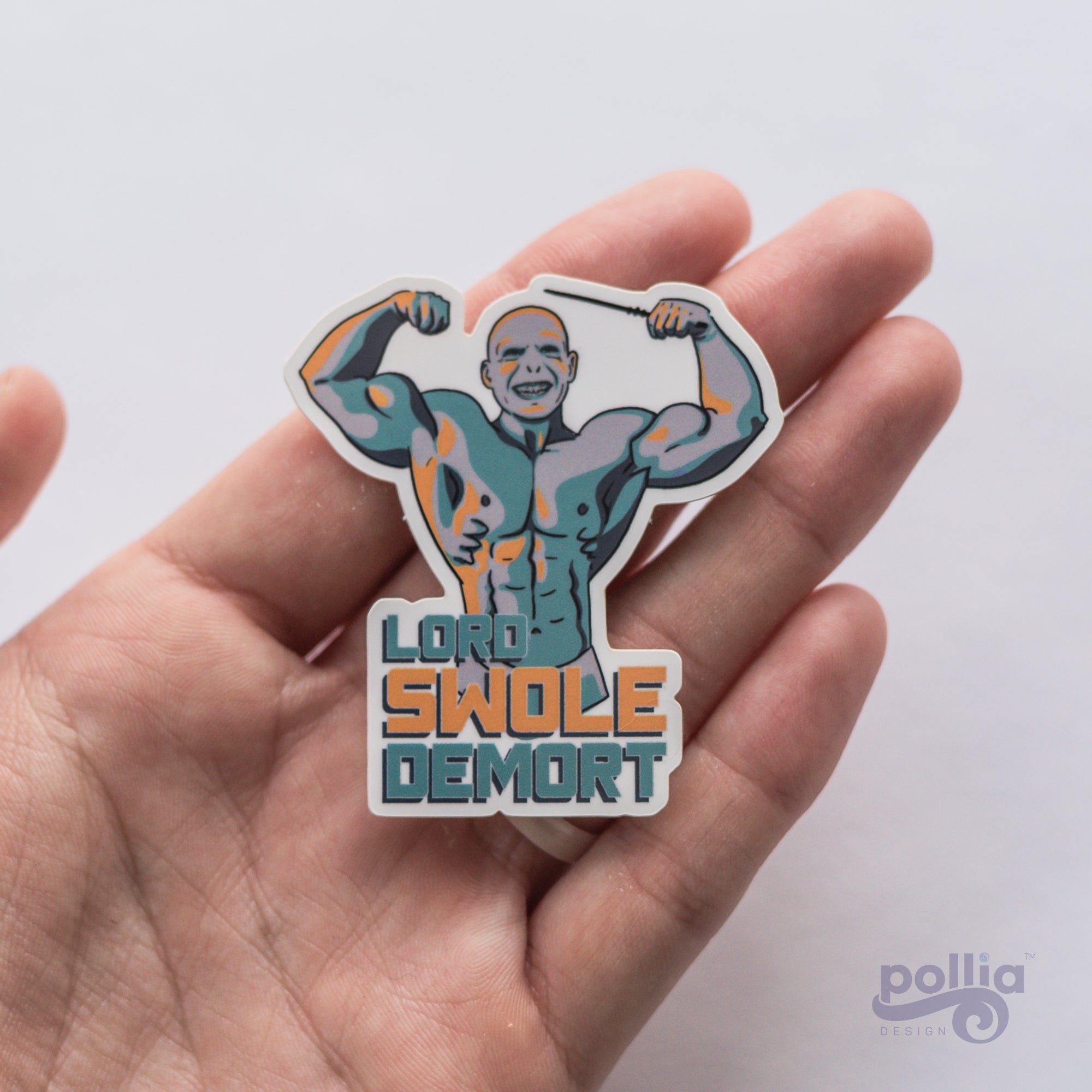Lord Swole-Demort Silly Bookish Sticker