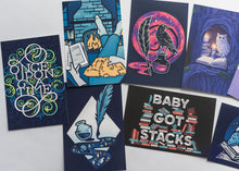 Load image into Gallery viewer, Bookish Postcard Prints