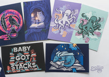 Load image into Gallery viewer, Bookish Postcard Prints