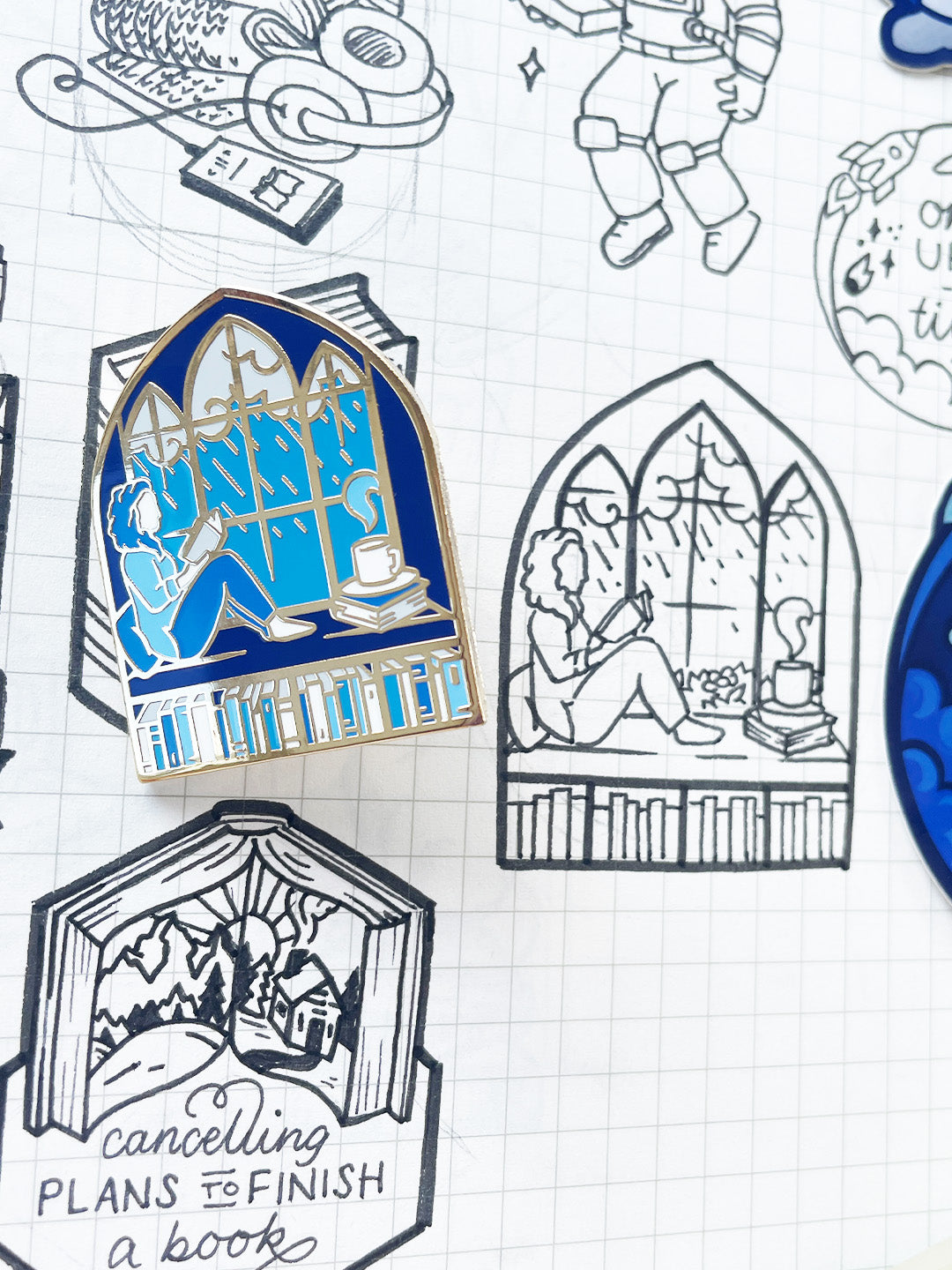 Bookish & Beyond Hard Enamel Pins