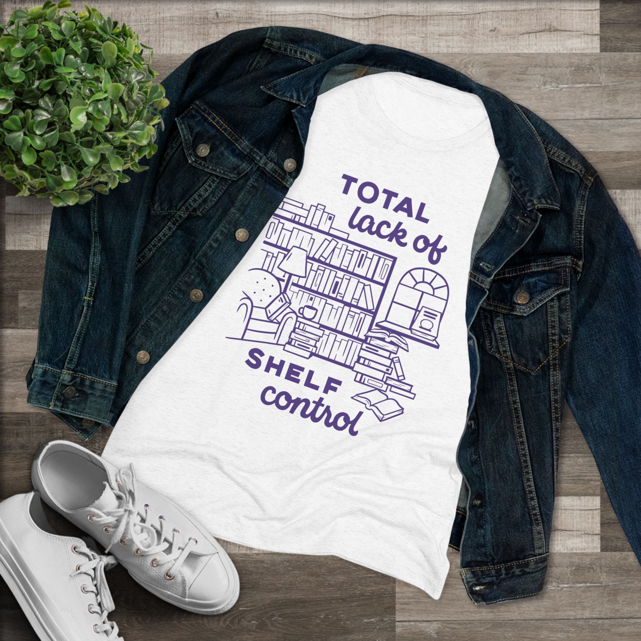 Shelf Control Women's Tri-Blend Tee