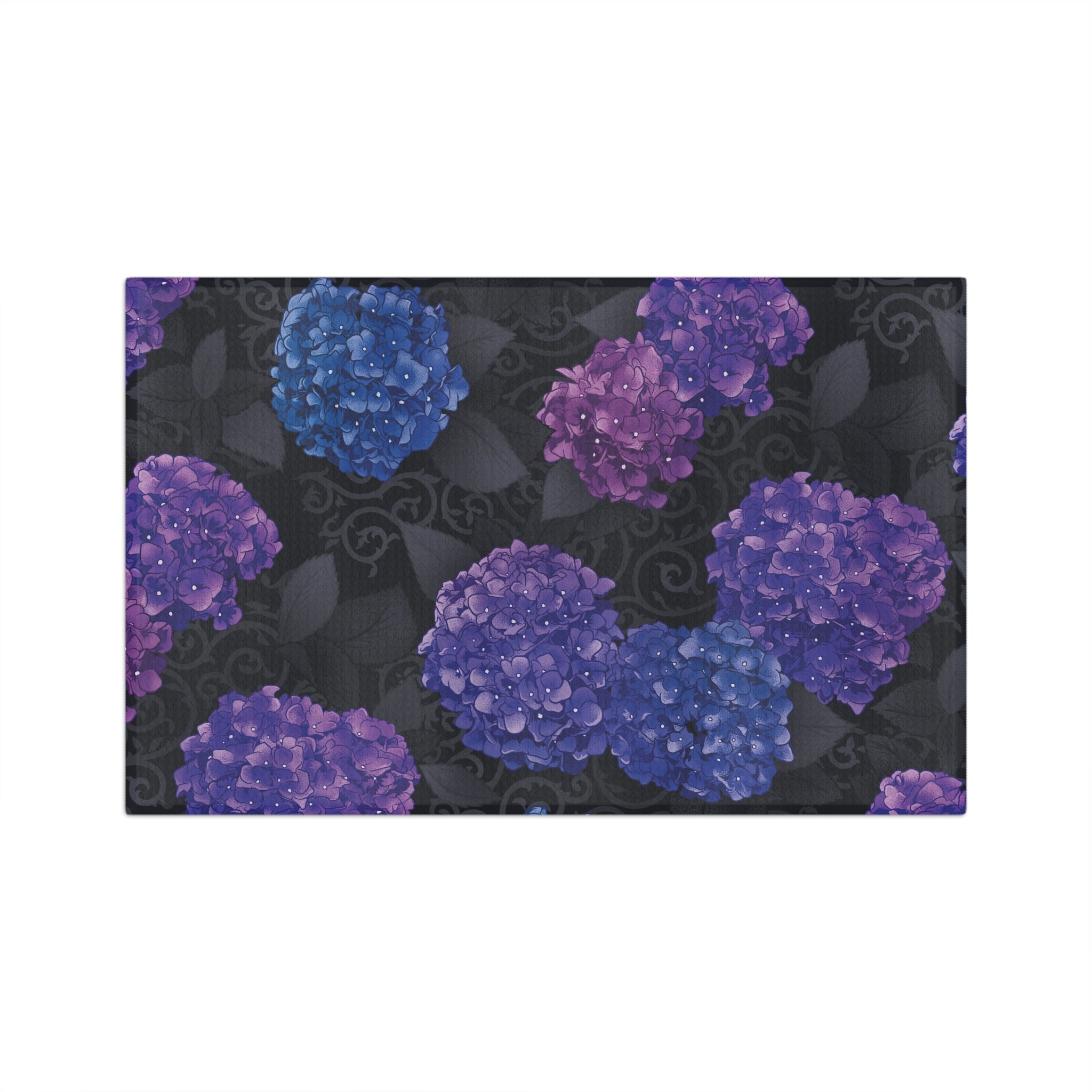 Moody Hydrangeas Tea Towel