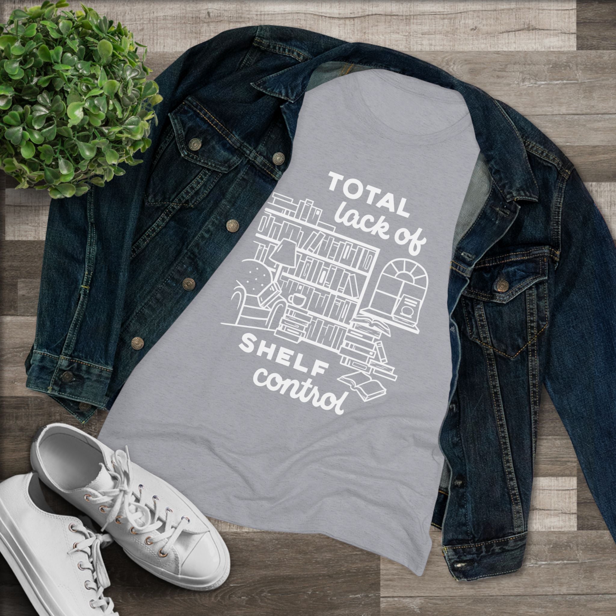Shelf Control Women's Tri-Blend Tee