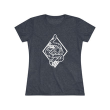 Load image into Gallery viewer, Starry Snake White Lineart Women's Bookish T-Shirt