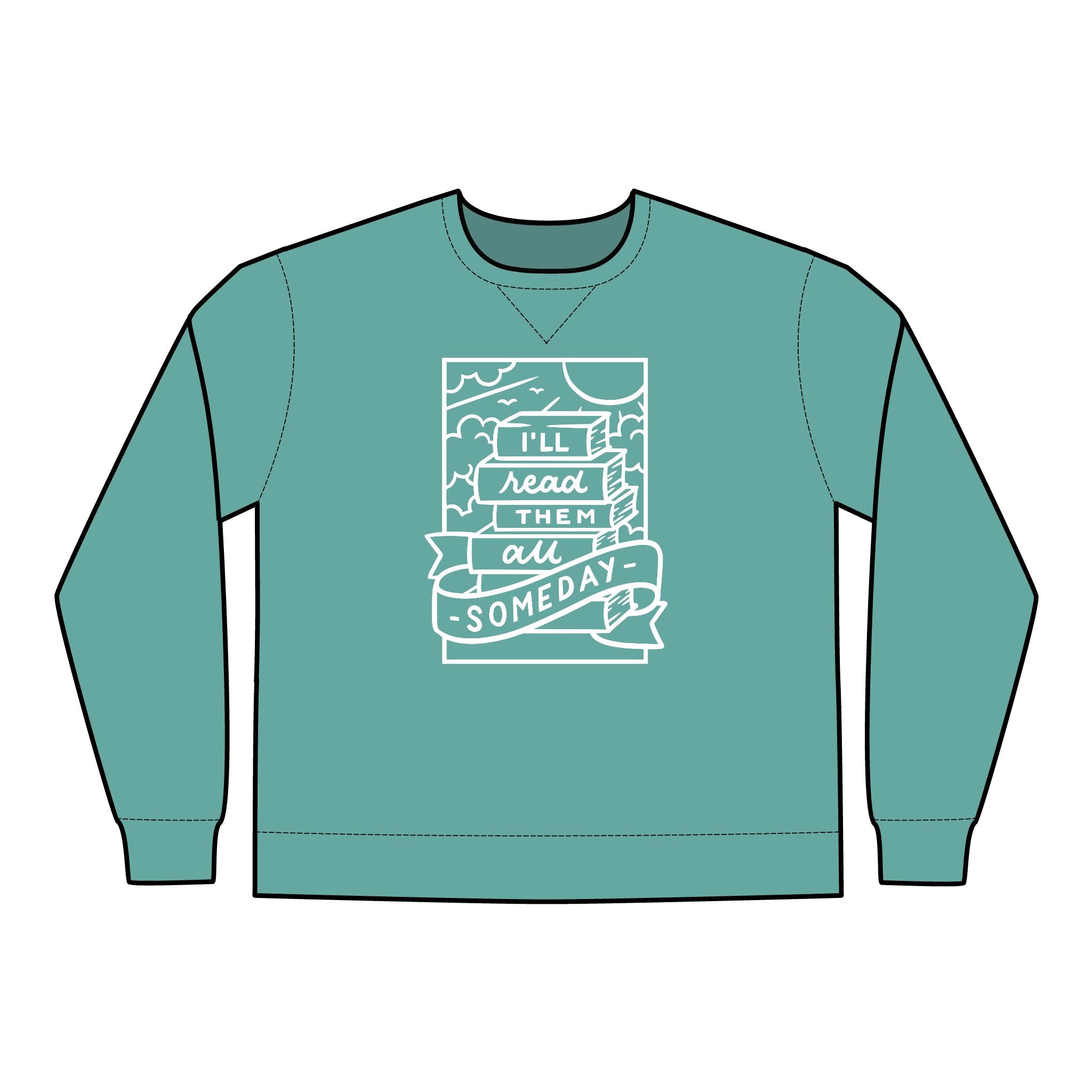 Read Them All Someday Unisex Crewneck Sweatshirt