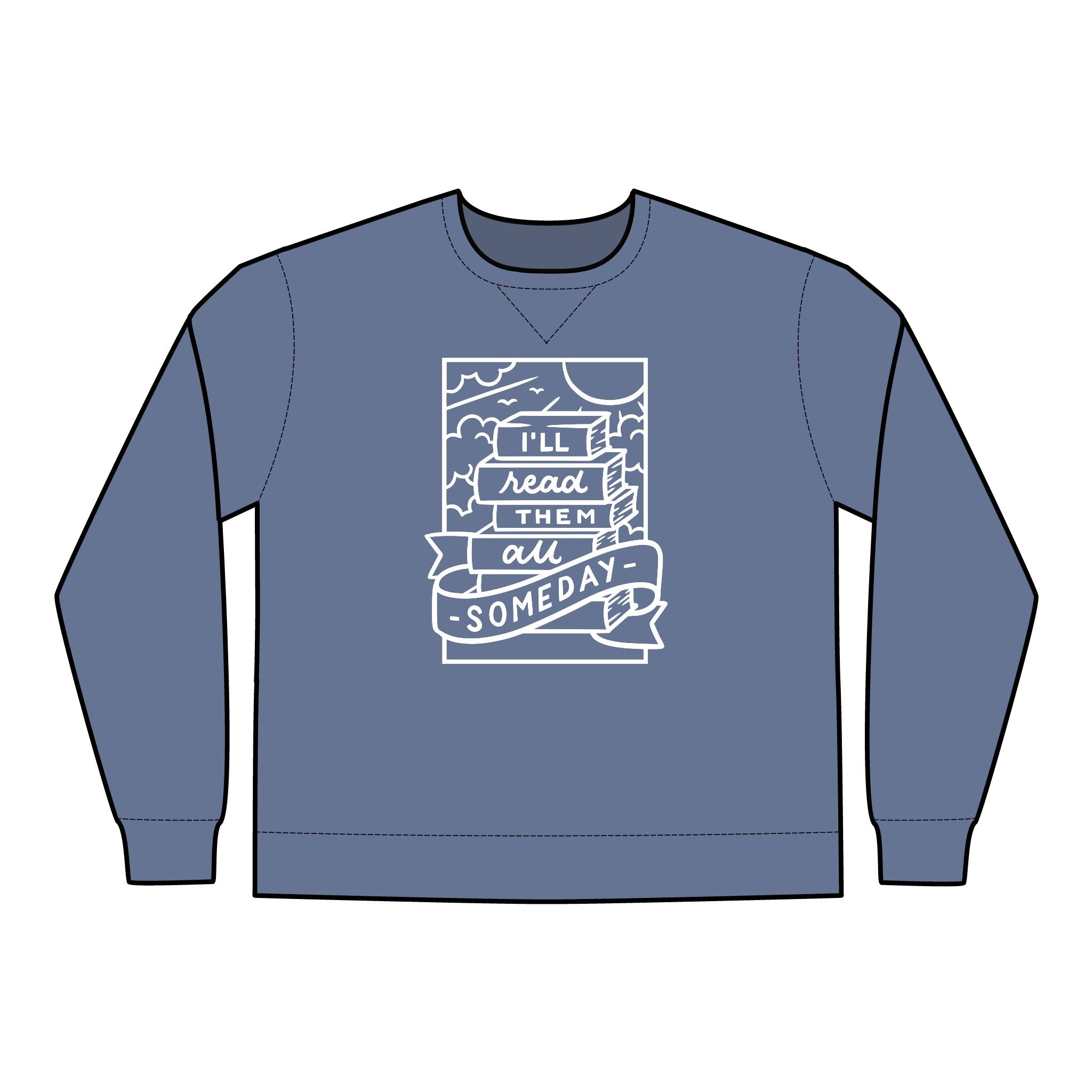 Read Them All Someday Unisex Crewneck Sweatshirt